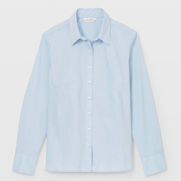 NWT CLUB MONACO Signature Fitted Shirt Button Up Long Sleeve 10 Collared Solid L - Picture 4 of 4